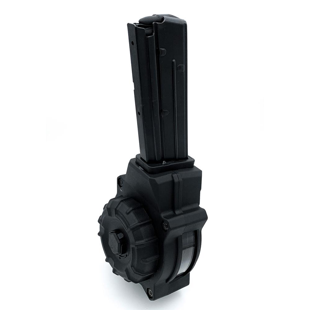 PRO MAG FN FIVE SEVEN IOM & USG 5.7X28MM  (55) RD DRUM BLACK POLYMER