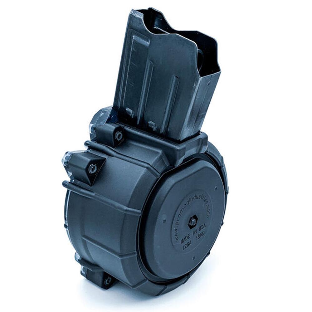 PROMAG MKA 1919 12 GAUGE 2 3/4 (15) RD DRUM BLACK POLYMER