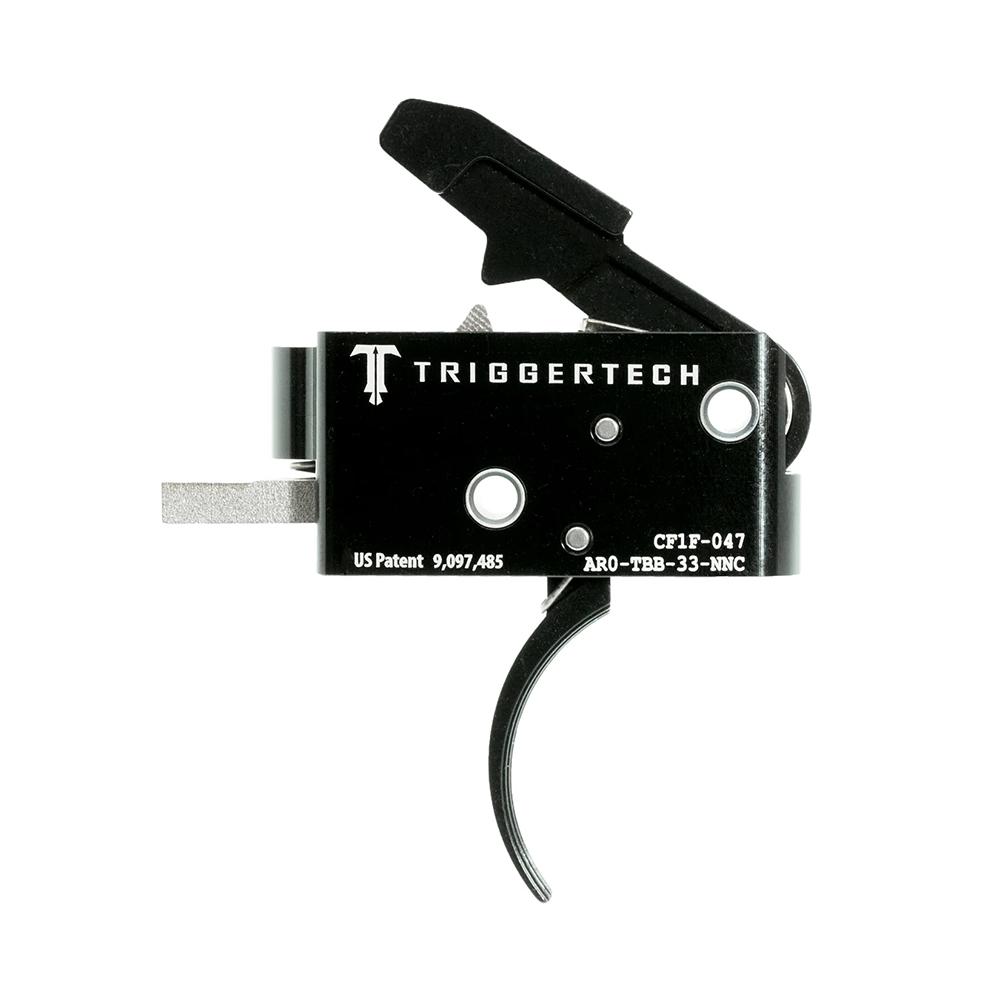 TriggerTech Black Competitive Curved AR15 Two Stage 3.5lb Trigger