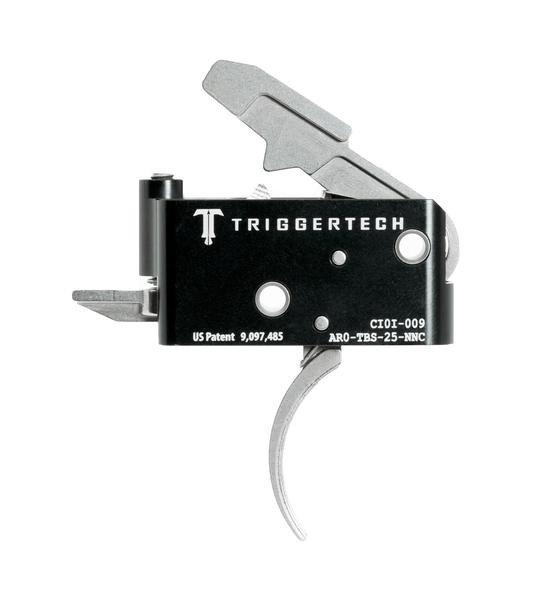 TRIGGERTECH AR15 ADAPTABLE CURVED TRIGGER 2 STAGE ADJ SST/BLK