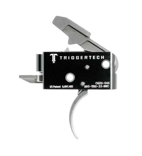 TRIGGERTECH AR15 COMPETITIVE CURVED TRIGGER 2 STAGE SST/BLK