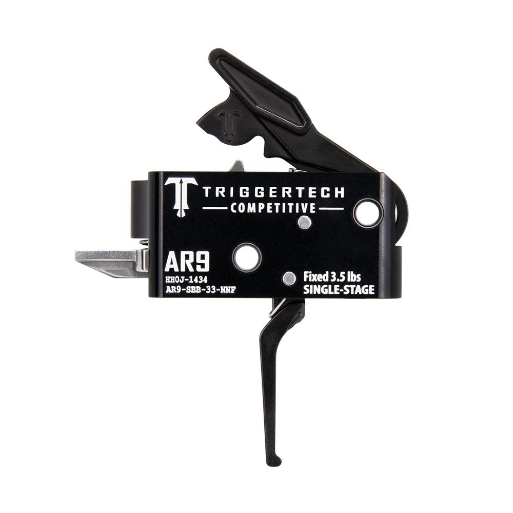 TriggerTech Black Competitive Flat AR9 Single Stage 3lb Trigger