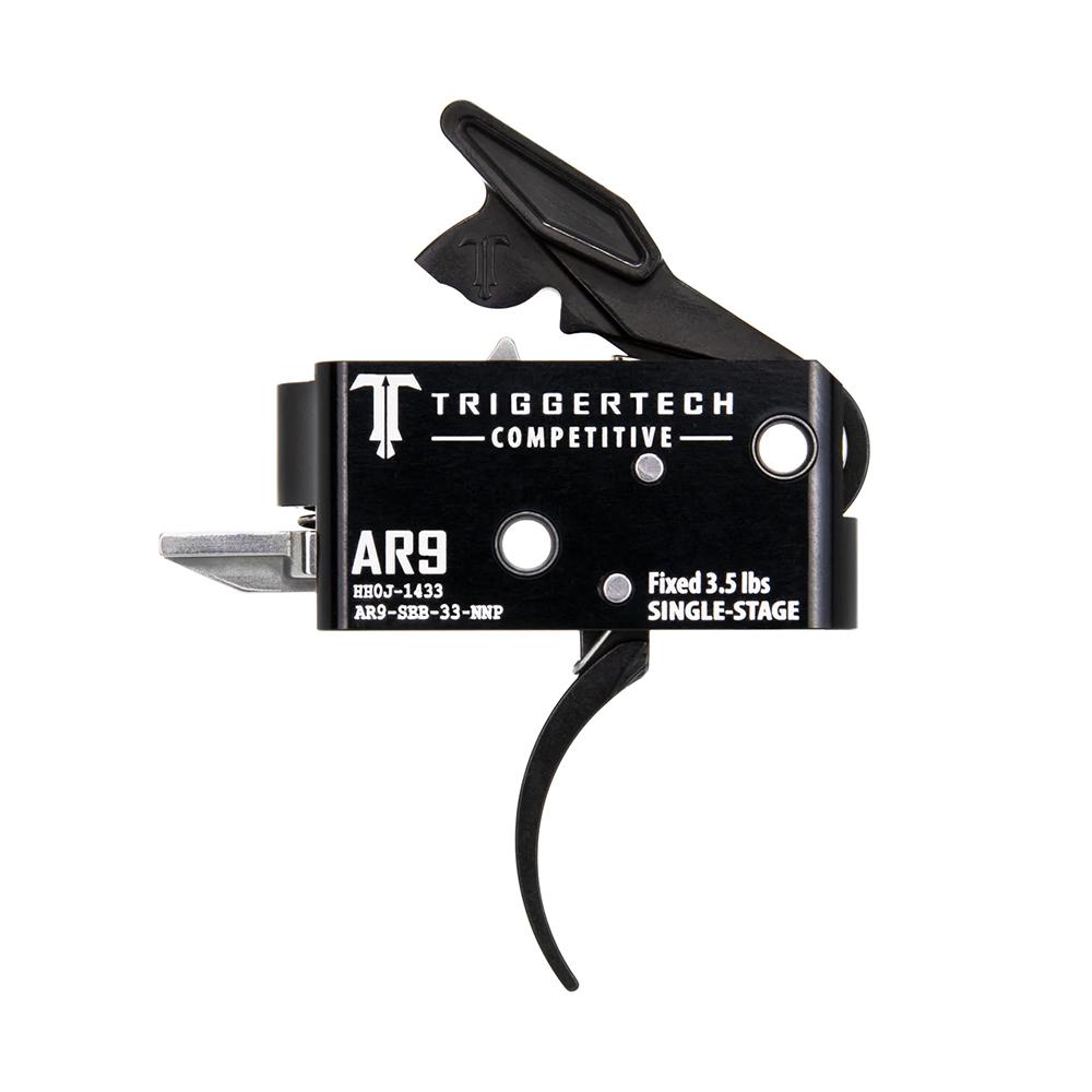 TriggerTech Black Competitive Pro Curved AR9 Single Stage 3lb Trigger