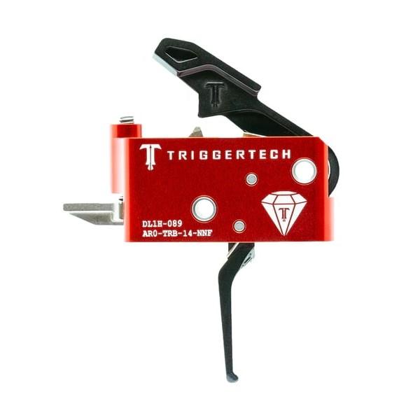 TRIGGERTECH AR15 BLACK DIAMOND FLAT TRIGGER 2 STAGE ADJ