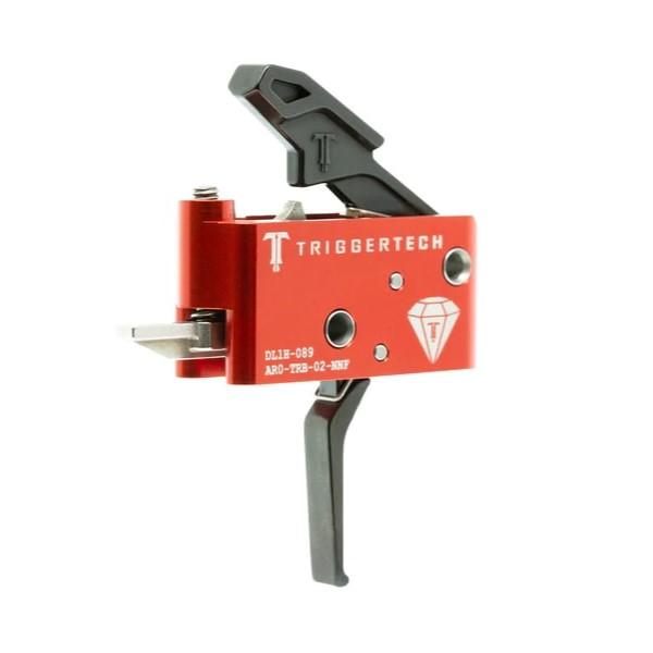 TRIGGERTECH AR15 BLACK DIAMOND FLAT TRIGGER 2 STAGE ADJ