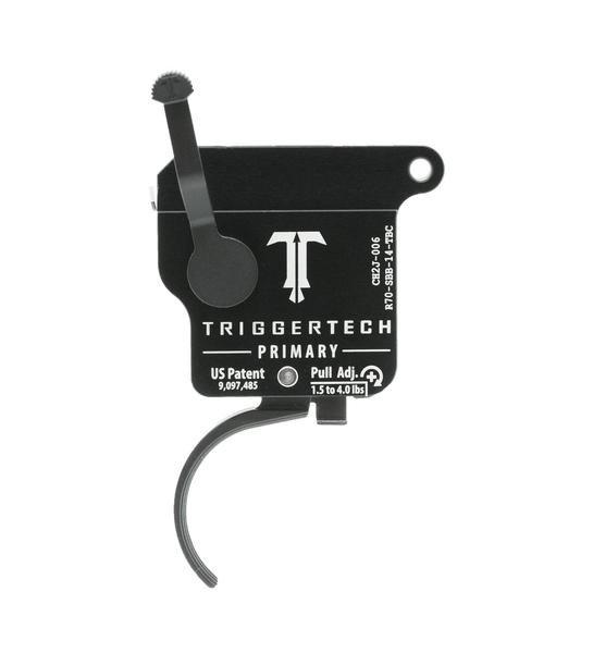 TRIGGERTECH REM 700 PRIMARY CURVED TRIGGER SINGLE STAGE BLK/BLK