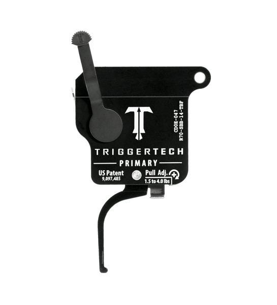 TRIGGERTECH REM 700 PRIMARY FLAT TRIGGER SINGLE STAGE BLK/BLK
