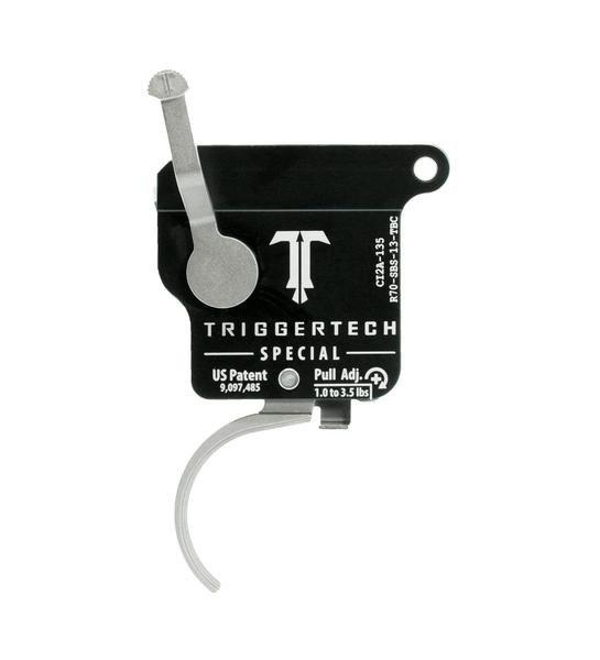 TRIGGERTECH REM 700 SPECIAL CURVED TRIGGER SINGLE STAGE SST/BLK