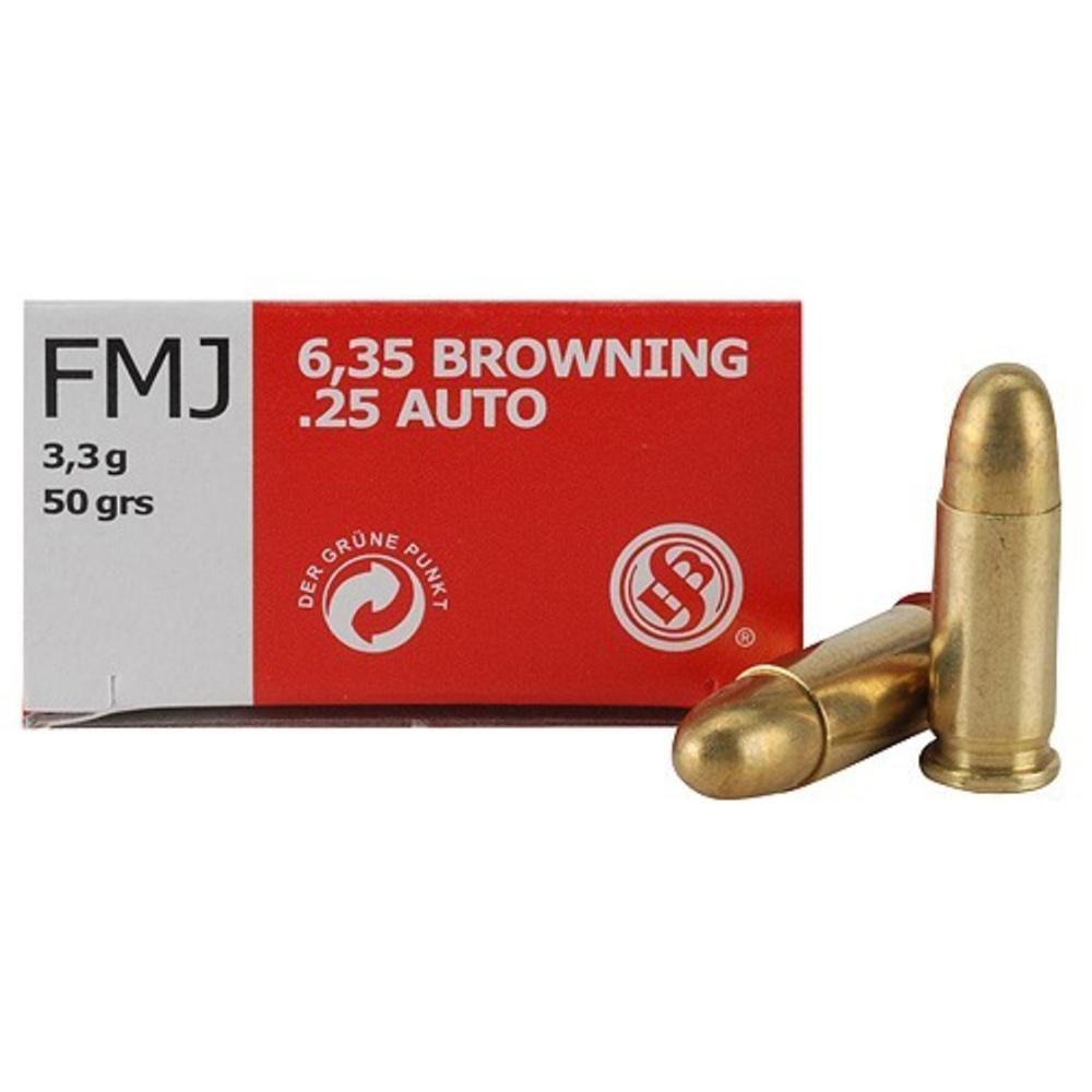 25 AUTO 50GR FMJ 50/BOX