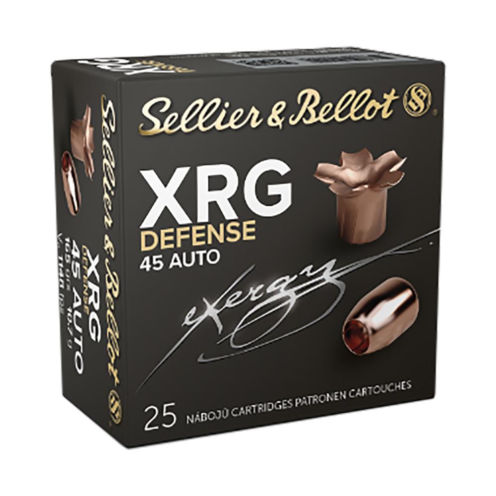 S&B XRG Defense Solid Copper HP 45 ACP 165gr 25/rd