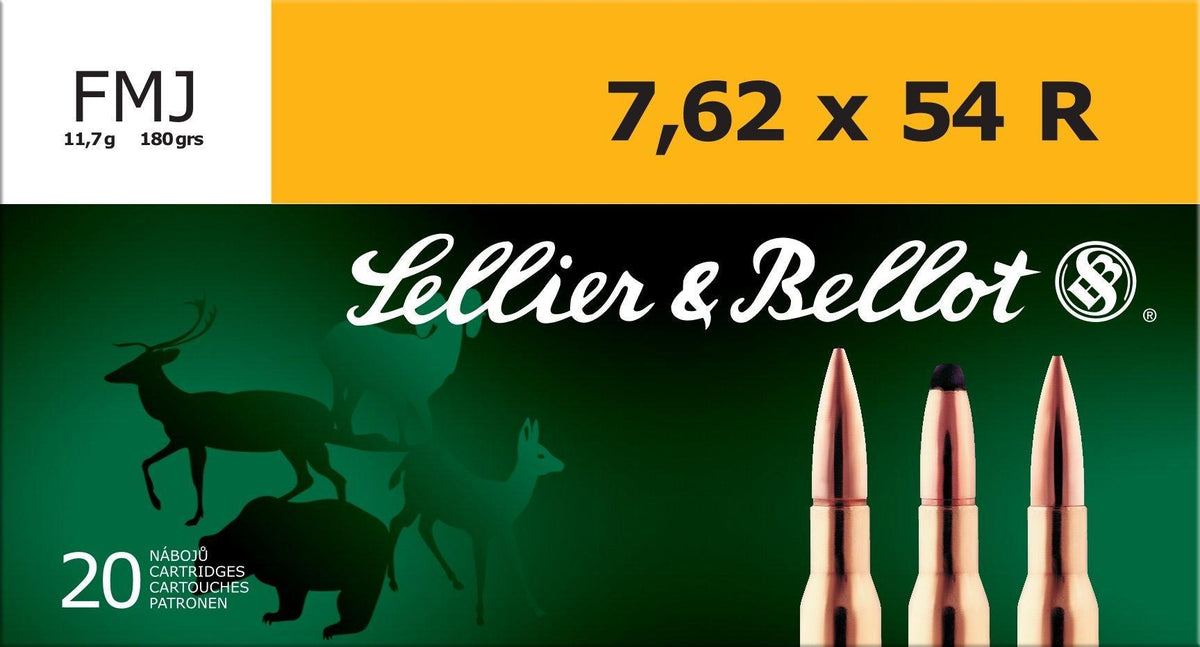 7.62 X 54R FMJ 180GR 20/BOX