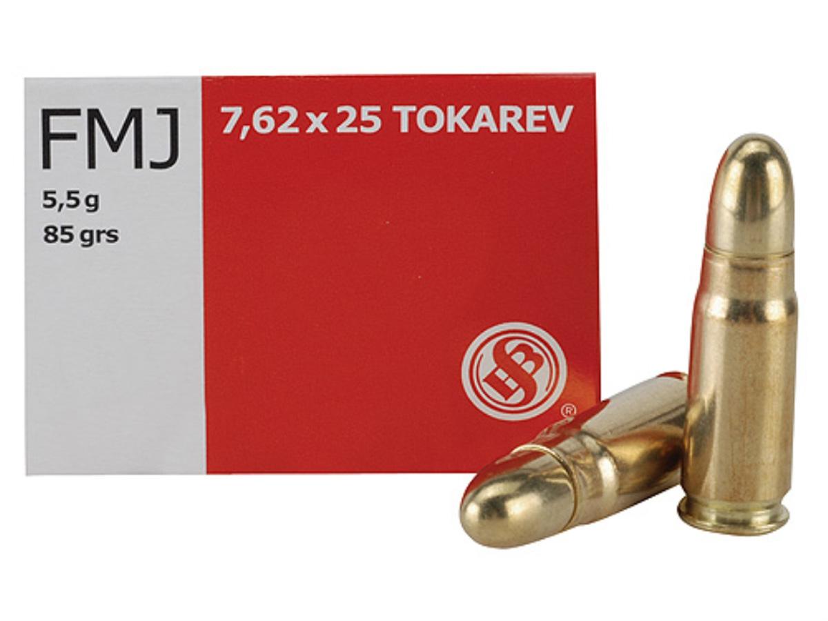 7.62X25 TOKRV FMJ 85GR 50/B  ***