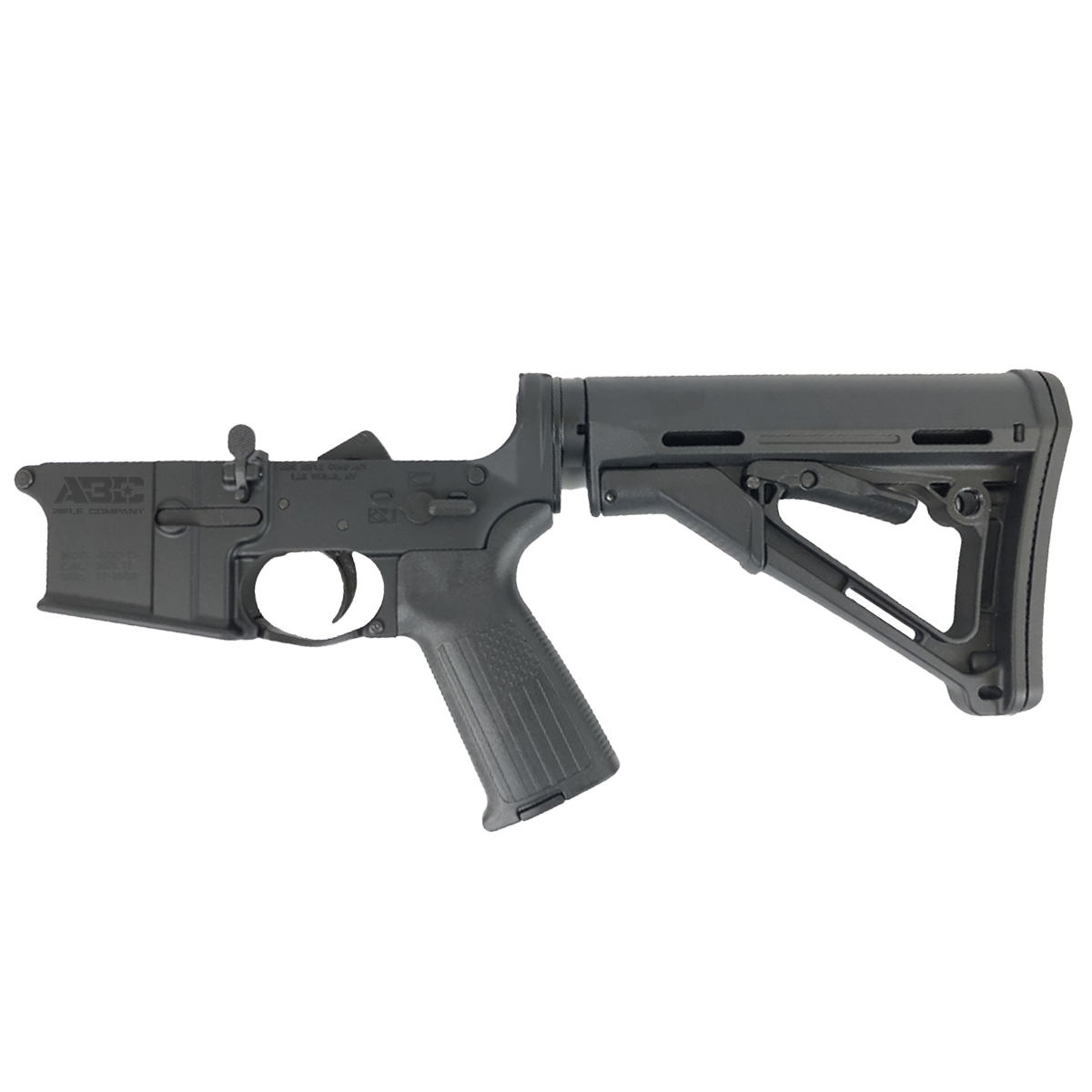 AR-15 Completed Lower Receiver with Collapsible Mil Spec Stock