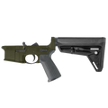 AR-15 Completed Lower Receiver with Adjustable Slim Line Stock - Magpul ODG