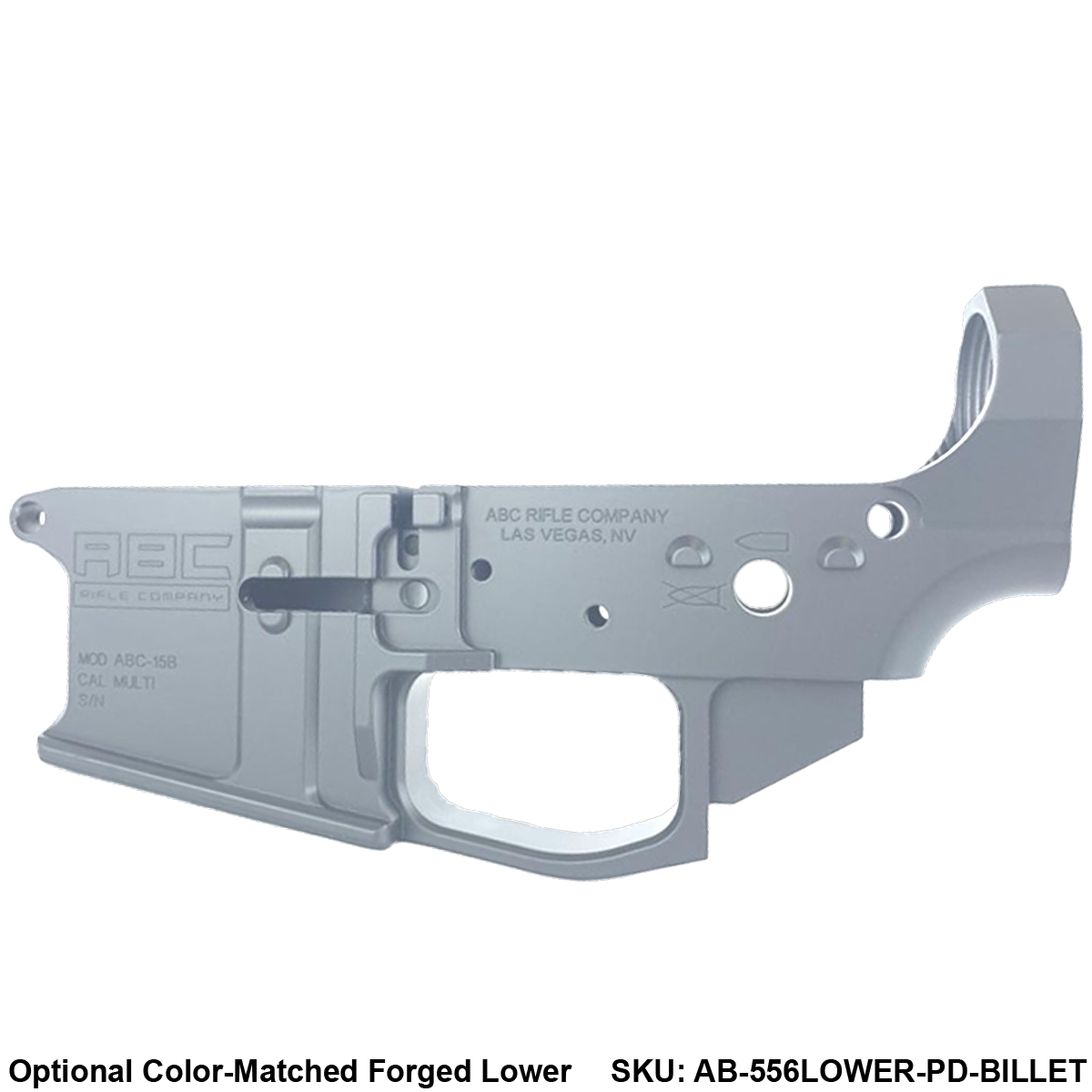 AR15 7.62x39 Micro Pistol Build Kit 5" Barrel 4" M-Lok Handguard-Sniper Grey