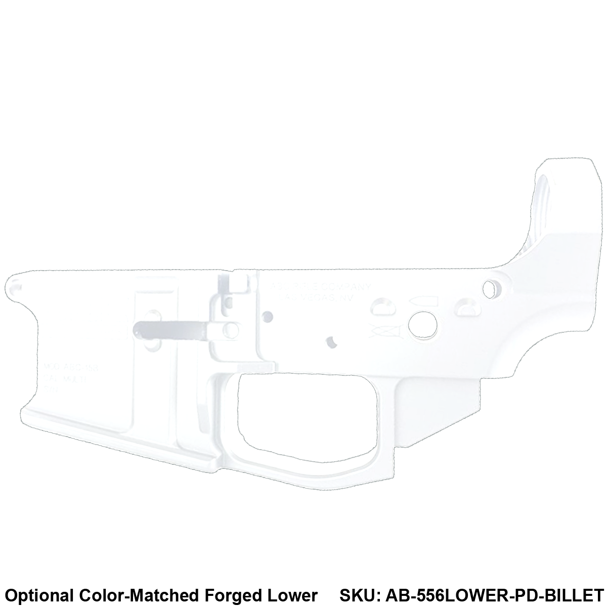 AR-15 Rifle Build Kit 7.62x39 16" Barrel 15" M-Lok Handguard - White
