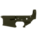 AR-15 Lower Receiver Stripped With ABC Logo / USA Flag Engraved - Magpul ODG
