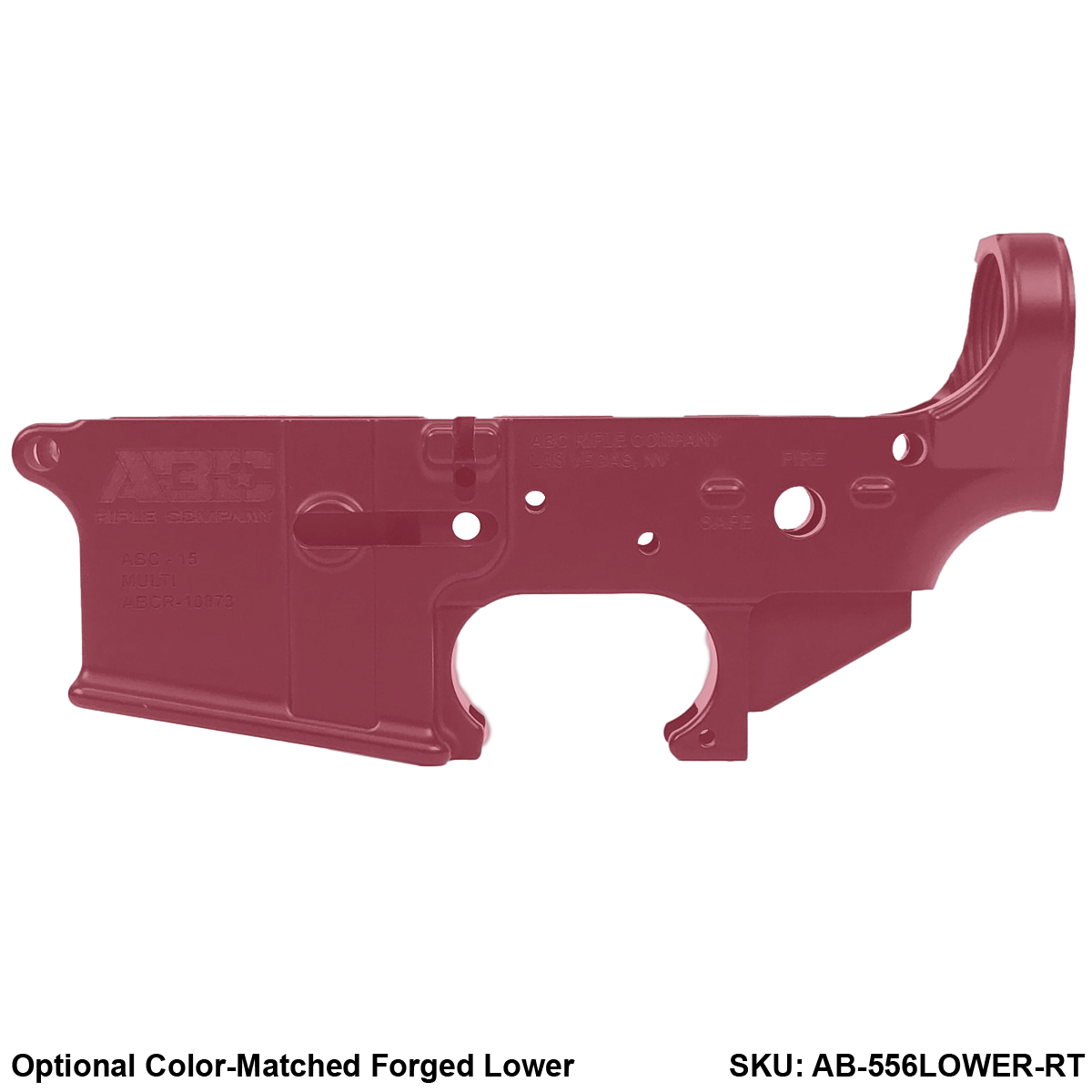 AR15 Micro Pistol Build Kit 556 NATO 5" Barrel 4" M-Lok Handguard - Cranberry Frost