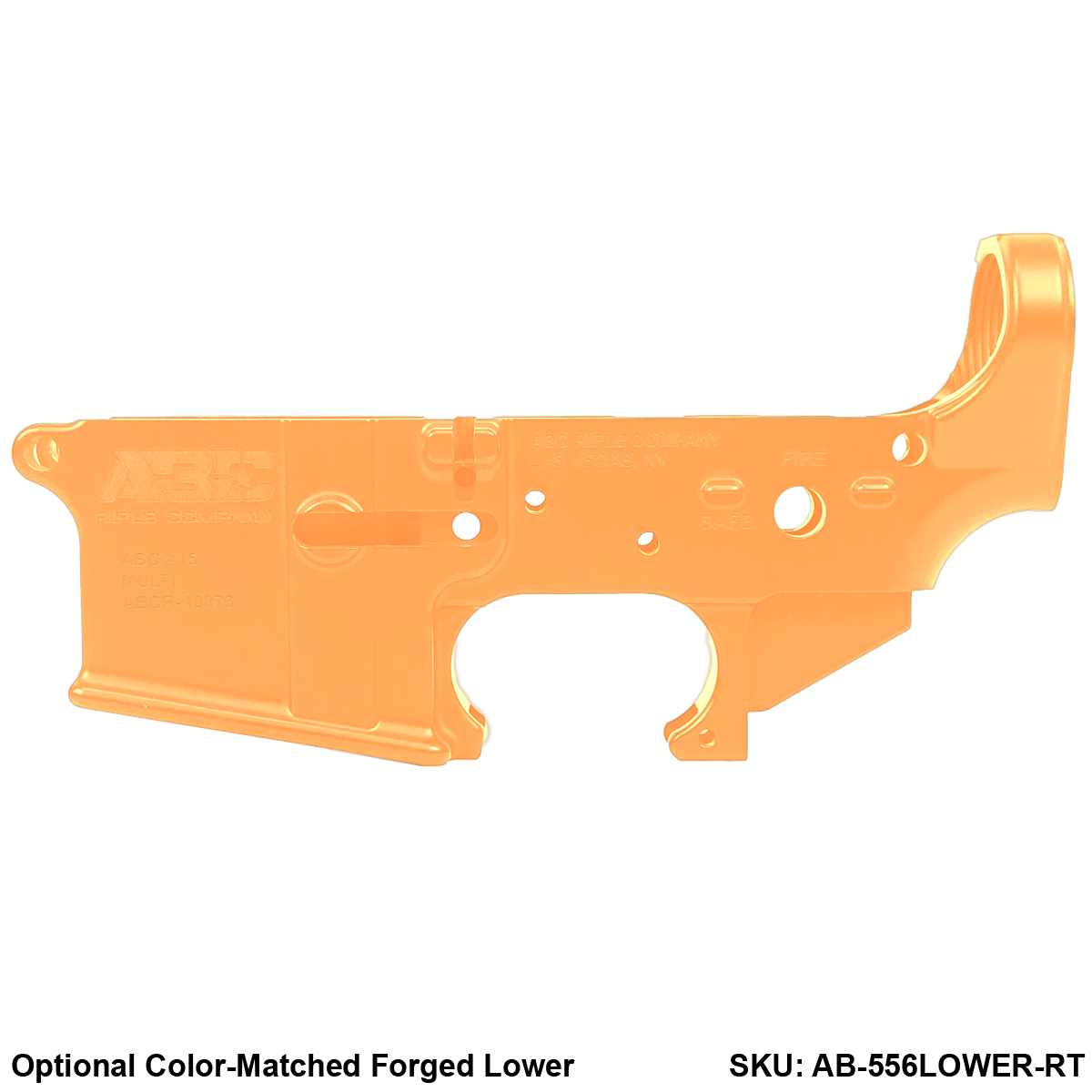 AR-15 Rifle Build Kit .223/556 NATO 16" Barrel 15" M-Lok Handguard - Tequila Sunrise Orange