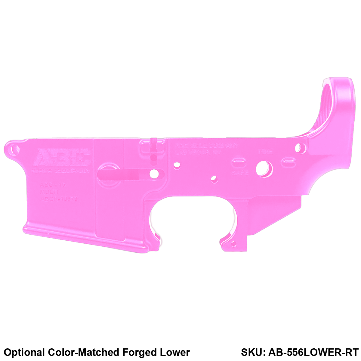 AR15 7.62x39 Micro Pistol Build Kit 5" Barrel 4" M-Lok Handguard - Sig Pink