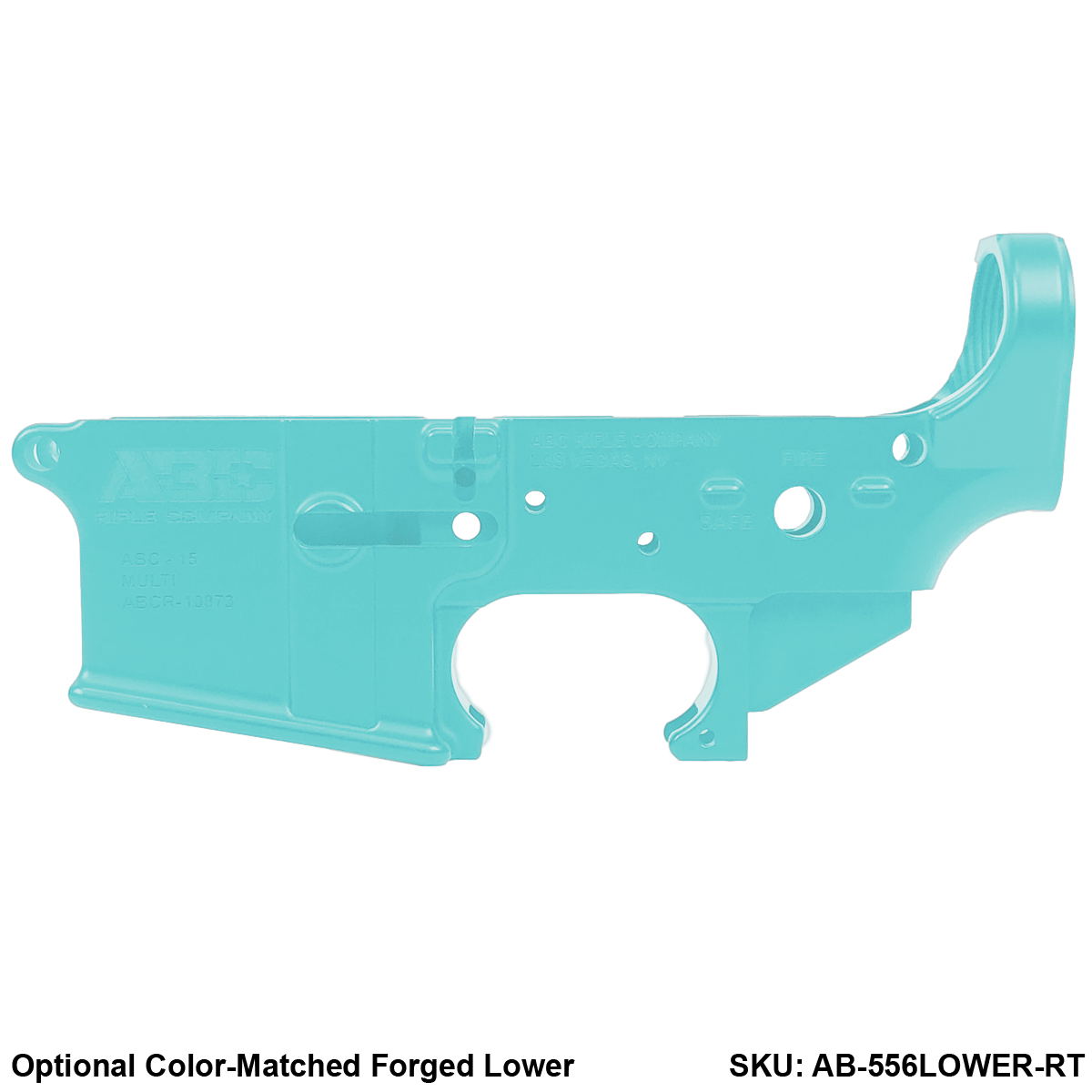 AR15 Micro Pistol Build Kit 556 NATO 5" Barrel 4" M-Lok Handguard - Robins Egg Blue