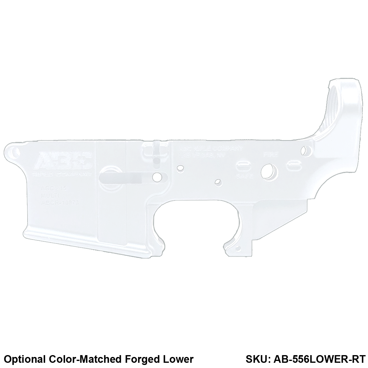 AR15 Billet Micro Pistol Build Kit 556 NATO 5" Barrel 5" M-Lok Handguard - Storm Trooper White