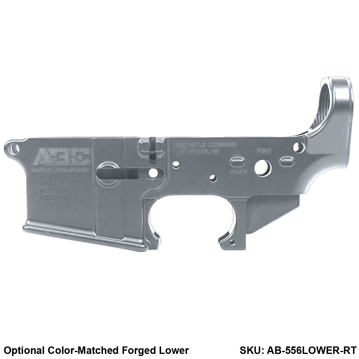 AR15 Billet Micro Pistol Build Kit 7.62x39mm 5" Barrel 5" M-Lok Handguard - Tungsten Gray