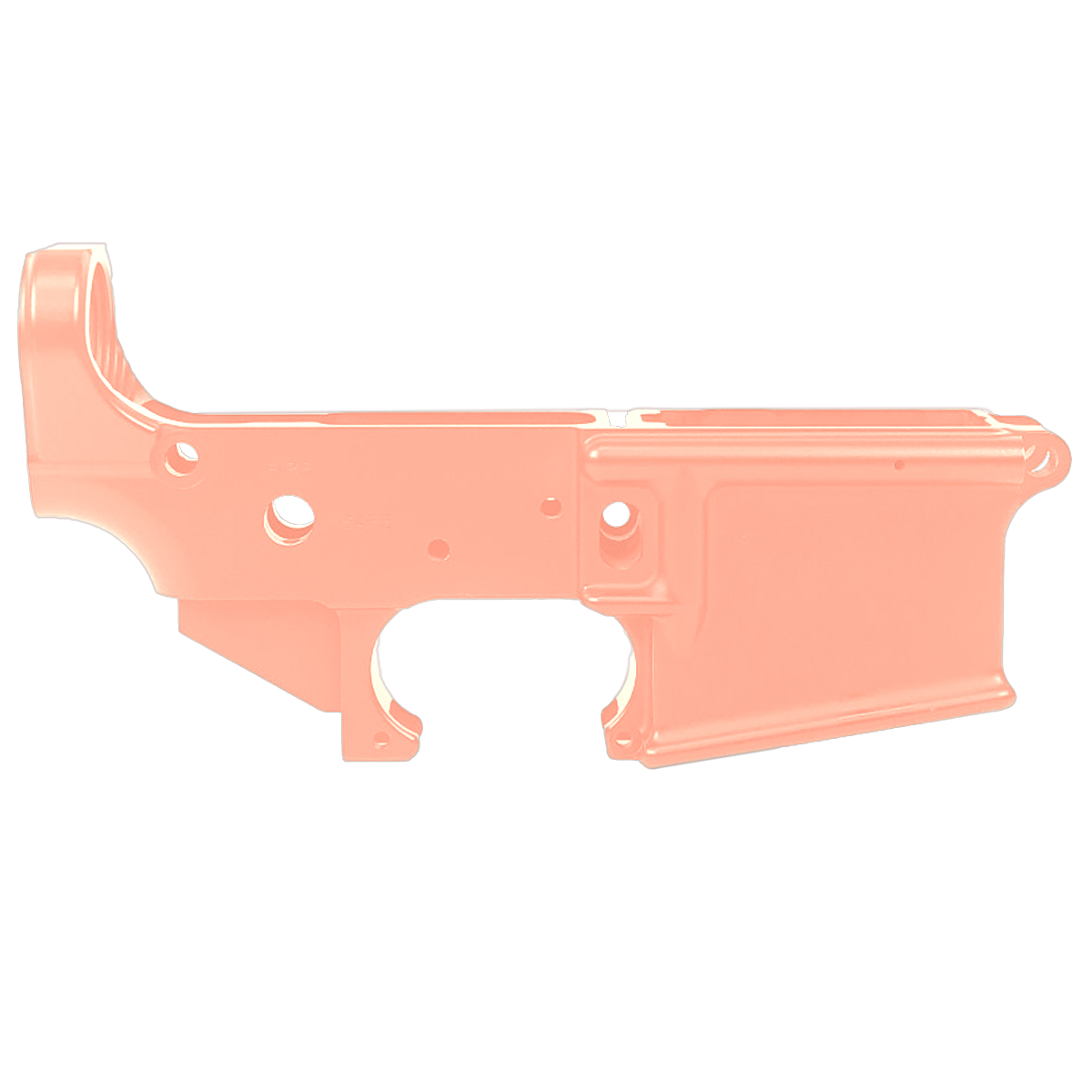 AR-15 Lower Receiver Stripped With ABC Logo - Rose Gold
