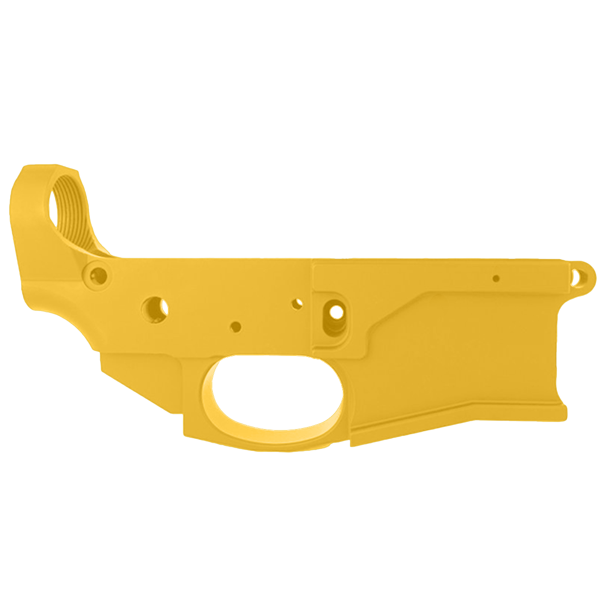 AR-15 Stripped Billet Aluminum ABC-15Z Multi- Cal Lower Receiver - Cerakote Gold