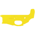 AR-15 Stripped Billet Aluminum ABC-15Z Multi- Cal Lower Receiver - Cerakote Lemon Zest