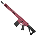 AR LR-308 Custom Semi Auto Rifle 16" Nitride Barrel M-LOK Handguard - Cranberry Frost