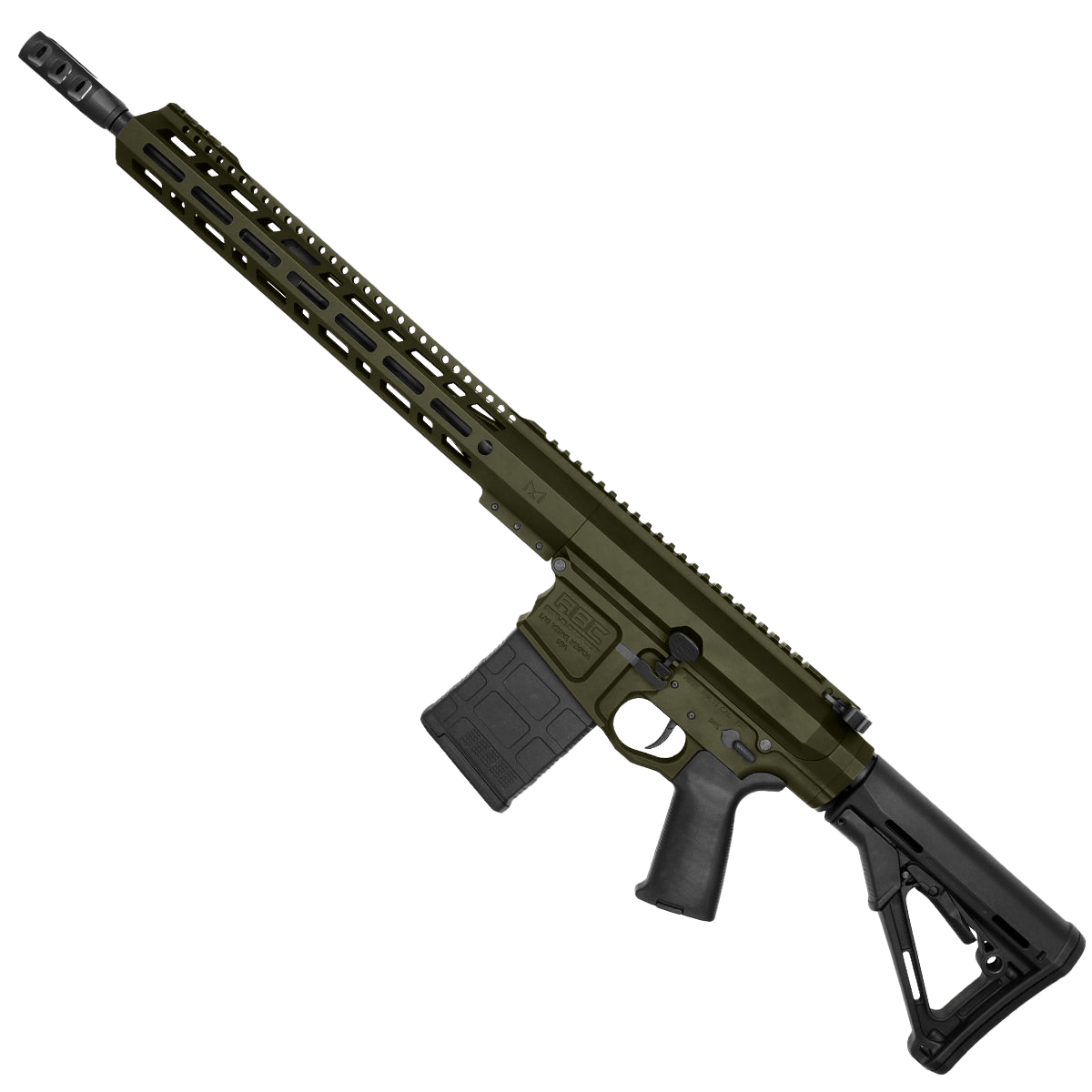 AR LR-308 Custom Semi Auto Rifle 16" Nitride Barrel M-LOK Handguard - Magpul ODG