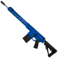 AR LR-308 Custom Semi Auto Rifle 18" Stainless Barrel M-LOK Handguard Adjustable Stock - Flame Blue