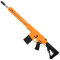 AR LR-308 Custom Semi Auto Rifle 18" Stainless Barrel M-LOK Handguard Adjustable Stock-Tequila Sunrise Orange