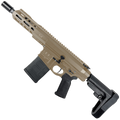AR LR-308 Custom Semi Auto Micro Pistol 7.75" Barrel MLOK 7" Handguard - Flat Dark Earth