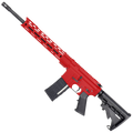 AR-15 Semi Auto .223/5.56 NATO Rifle 16" Nitride 1:8 Barrel M4 Stock 12" Custom Hybrid Slim MLOK - Red