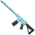 AR-15 5.56 NATO Rifle 16" Barrel 15" Hybrid MLOK Handguard MOE - Robins Egg Blue