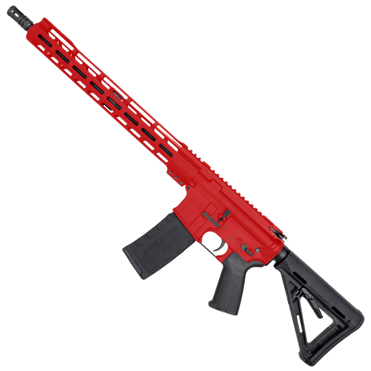 AR-15 5.56 NATO Rifle 16" Barrel 15" Hybrid MLOK Handguard MOE-RED
