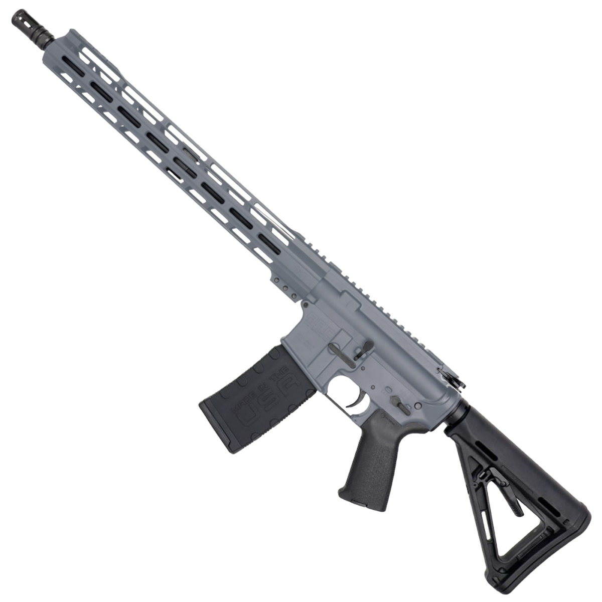 AR-15 .300 AAC Blackout Rifle 16" 1:8 Nitride Barrel 15" Hybrid MLOK Handguard MOE-Sniper Grey