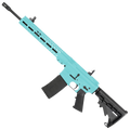 AR-15 Semi Auto 5.56 NATO Rifle 16" Barrel 12" Slim MLOK Handguard - Robins Egg Blue