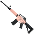 AR-15 Custom A2 Style Billet Semi Auto 5.56 NATO Rifle 16" Barrel - Rose Gold