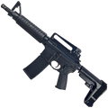 AR-15 A2 Style Semi Auto 5.56 NATO Pistol 10" Barrel w/ Custom FSB