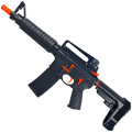 AR-15 Two-Tone A2 Style Semi Auto 5.56 NATO Pistol 10" Barrel w/ Custom FSB - Black and Hunter Orange