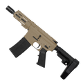 AR15 Micro .223/5.56 Pistol 5" Barrel 4" M-Lok Handguard - Magpul FDE