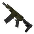 AR15 Micro .223/5.56 Pistol 5" Barrel 4" M-Lok Handguard - Magpul ODG