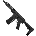 AR-15 Semi Auto .223 5.56 Pistol 7.5" Barrel 7" Custom D-Cut Front MLOK Handguard