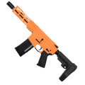 AR-15 .223/5.56 Pistol Top Cut Custom MLOK 7" Handguard - Tequila Sunrise Orange