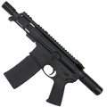 AR15 Micro Two-Tone 556 NATO Pistol Billet Upper/ Lower 5" Barrel Custom M-Lok Handguard with Micro Buffer Tube - Magpul ODG