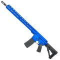 AR-15 .223 WYLDE Semi Auto .223/5.56 Rifle 18" Stainless Barrel 17" Custom MLOK Rail - Flame Blue
