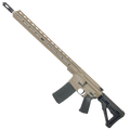 AR-15 .223 WYLDE Semi Auto .223/5.56 Rifle 18" Stainless Barrel 17" Custom MLOK Rail - Flat Dark Earth